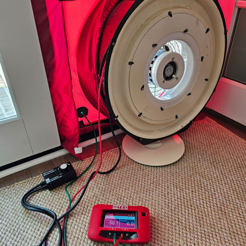 Blower Door Air Leak Tesing