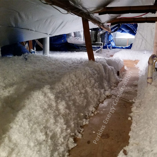 Blown Attic Insulation