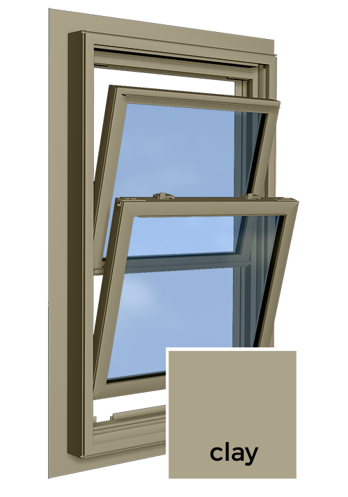 Clay Vinly Replacement Window Frames
