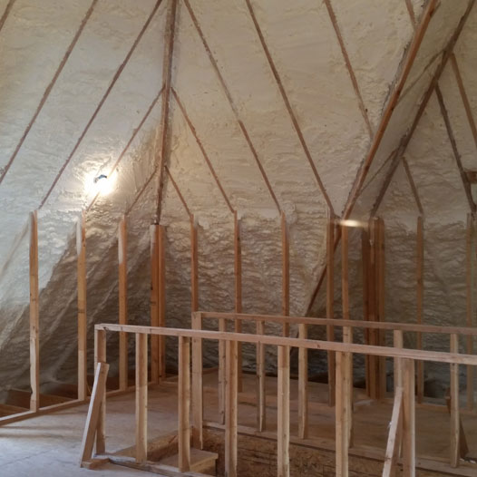 Conditioned Spray Foam Attic