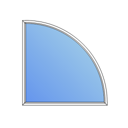 Quarter Round Replacement Windows